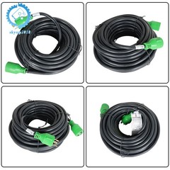 3 Prong 30 Amp Generator Extension Cord 10Ft NEMA L5-30P/L5-30R