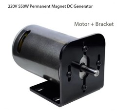 220V 550W High Power Permanent Magnet DC Generator Hydraulic Hand Crank DC Motor