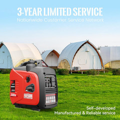 2500W Portable Generator Super Quiet Inverter Generator Ultra Lightweight for Ho