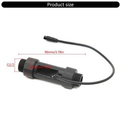 DC5V 0.5W Water Flows Generator Equipment Thread 1/2inch Water Generator Motor