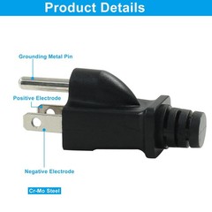 2 Pack Generator Grounding Plug, Neutral Ground Bonding Plug for Portable Invert