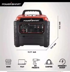 PowerSmart 1500W Gas Portable Inverter Generator Quiet RV Home Camping 4-Stroke