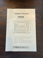 NEW OUKITEL Pro1000 Plus Power Station Generator 1800W