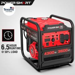 4300-Watt Portable Generator with Inverter Technology, 30 Amp for Home Use and E