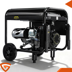 5000 Watt Gasoline Generator 110V+220V Output Inverter Generator Home Backup