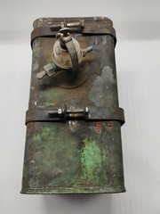 Vintage Antique Rectangle Generator Gas Tank w/ Straps