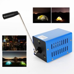 Portable Hand Manual Crank 20W Emergency Power Generator Electric USB Charger US
