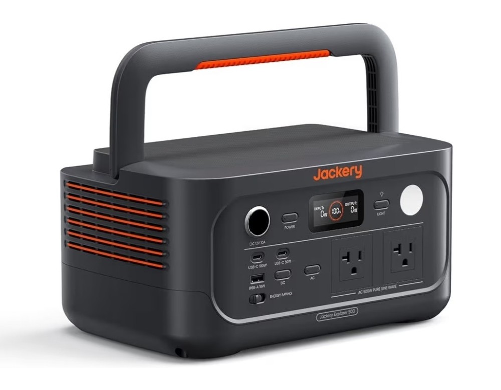 Jackery Explorer 500 v2 512Wh Lightweight Portable Home Backup Power Station