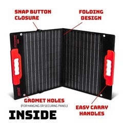 GoSports Outdoors Backcountry 60W Portable Solar Panel Charger