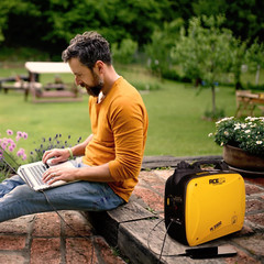 2300 Watt Portable Inverter Generator, Super Quiet Gas Generator for Home Use, E
