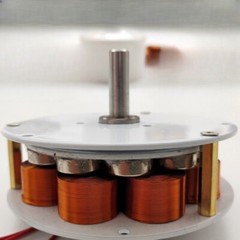 104x25MM Disc Generator Strong Magnetic Low Speed Multi-Pole 3-Phase Alternator