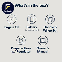 Generac 12,500 Starting Watt Tri-Fuel Portable Generator Electric Start