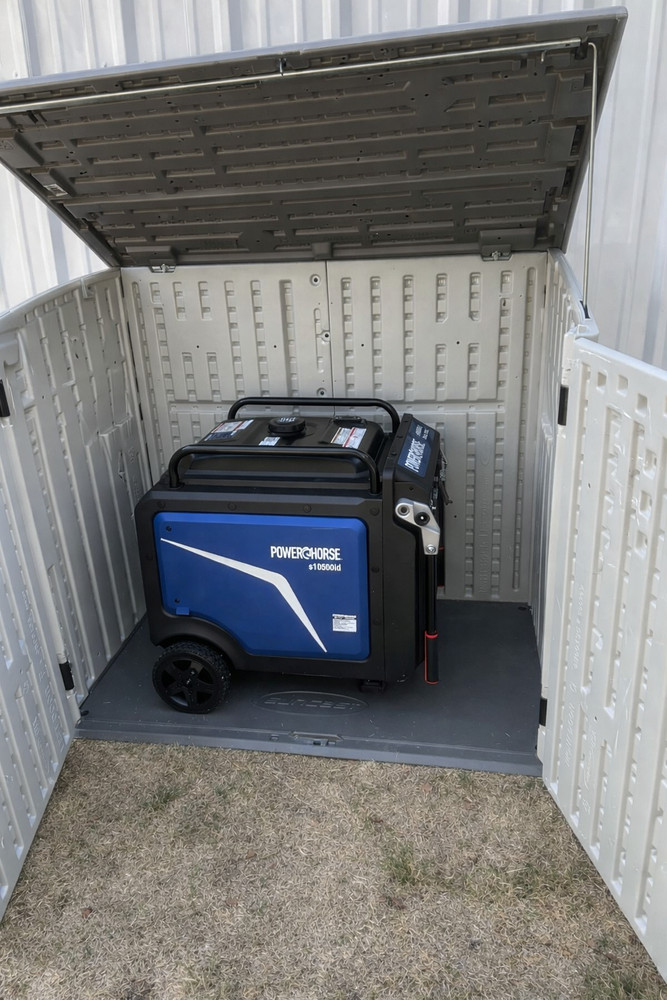 can ship Quiet (62db), New Powerhorse Inverter Generator, Dual Fuel, 10,500Watts