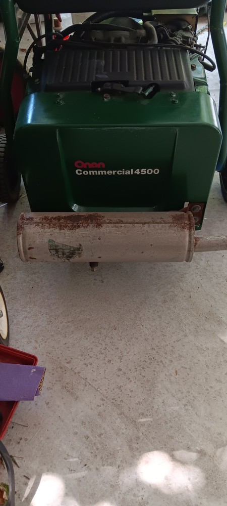 Up For Sale This Fully Functional Onan Commercial Electric Generator On A Car.