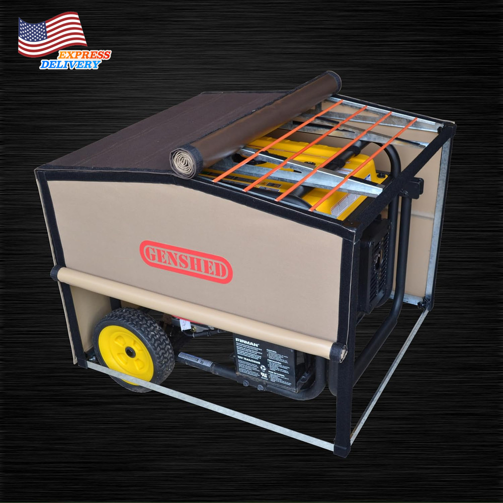 Generator Shed Combining Generator Covers While Running & Generator Covers NEW