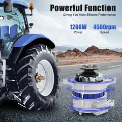1200W 12V 14V AC DC Permanent Magnet Generator Low RPM Pure Copper Agricultural