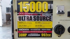 Generac 0G0934 Guardian Ultra Source 15000W Portable Gasoline Generator