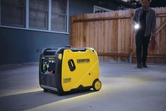 Champion 4,500-W Super Quiet Portable RV Ready Gas Inverter Generator, CO Sensor