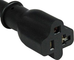 Conntek 12in P515520 NEMA 5-15P to 5-15/2 Power Adapter Pigtail 1875 Watts