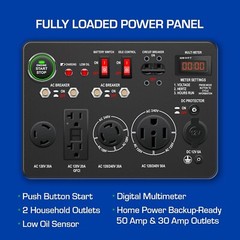 Beast Generator Duromax Portable Hybrid Gas Propane RV Home Standby Backup 20HP