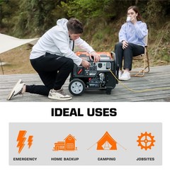 GENMAX GM3500XI 3500W Portable Inverter Generator Gas Powered