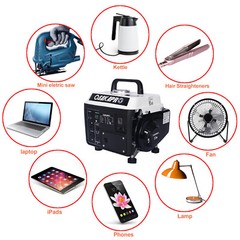 2-Stroke OHV Portable Generator 900 Watt 71CC Gas Powered Start Home Back Up
