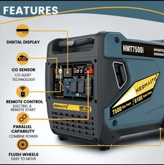 Heomaito HMT7500i 7500W Inverter Generator for House