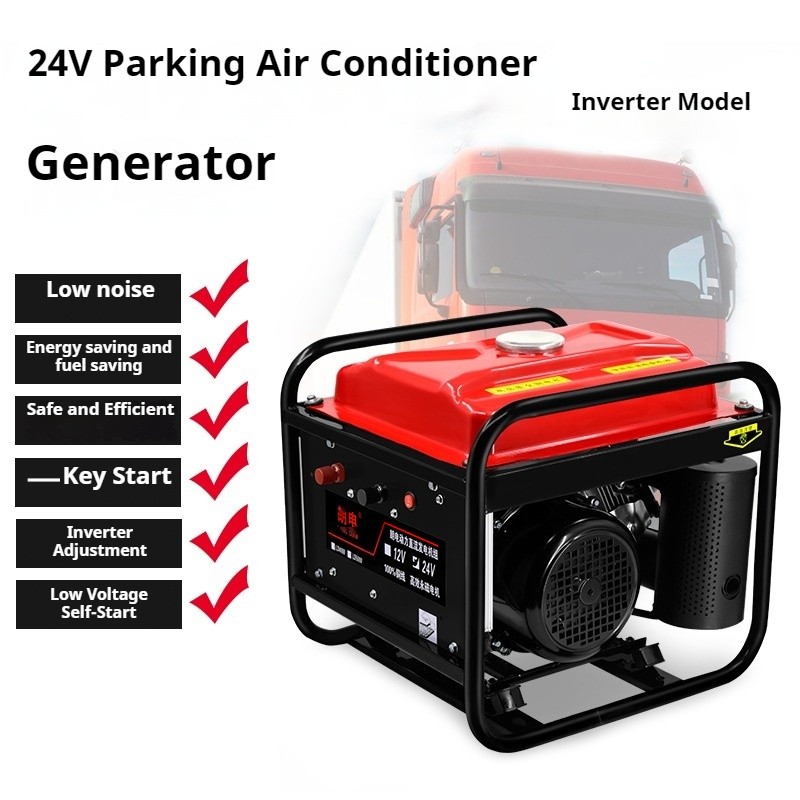 24v Volt Parking Air Conditioner Generator Inverter Gasoline Diesel Car Carrier