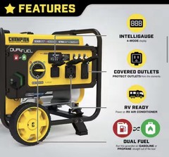 Champion Dual Fuel Portable Generator 5300W/4250W Model 201279