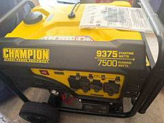 Champion Portable Power Generator 9375 Starting/7500 Running Watts Yellow/Black