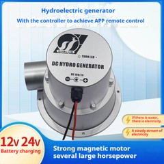 Micro DC 12V24V Hydraulic Generator, Small Water Pipe Type Faucet Generator