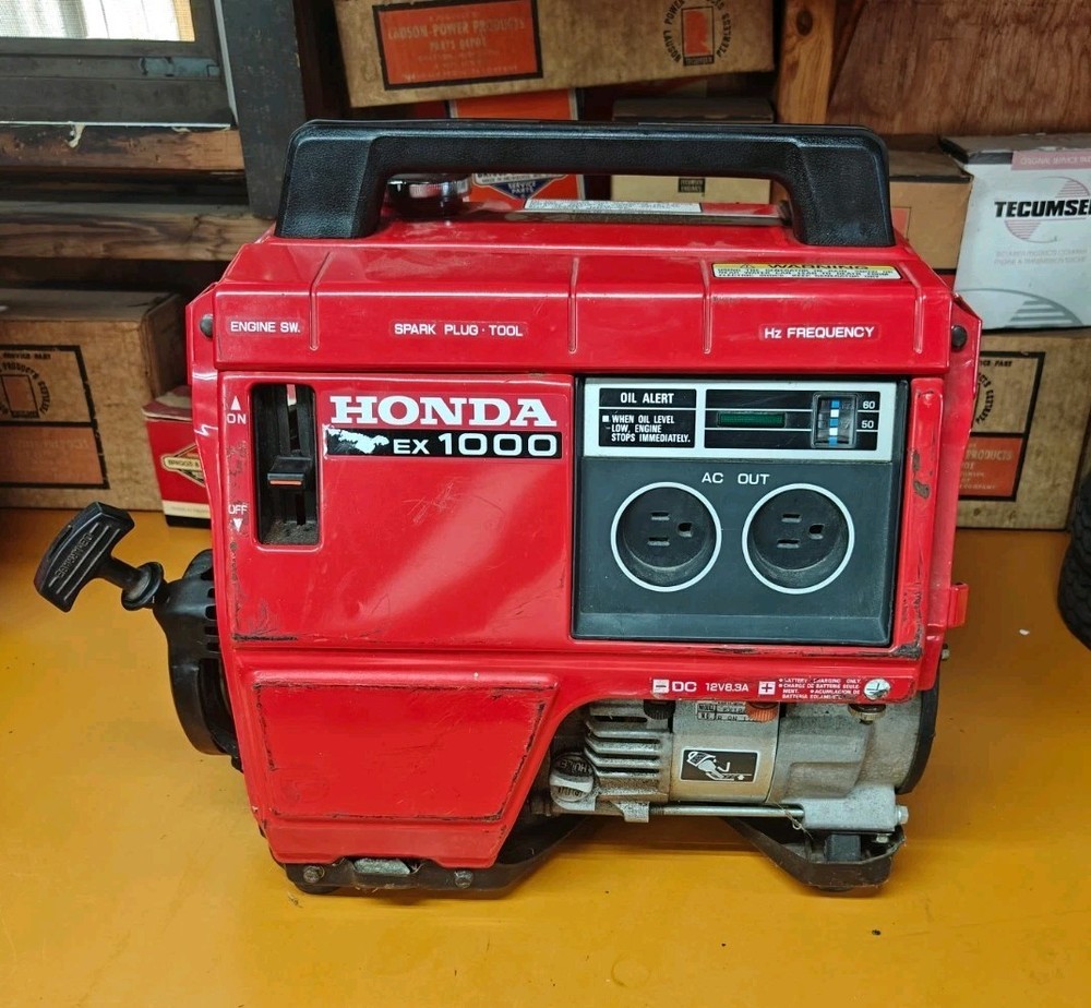 Honda EX1000 120V 8.3A 97cc 1000W Portable AC/DC Gas Powered Electric Generator