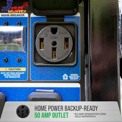 Dual Fuel Portable Generator Gas & Propane Remote Electric Start 15,000-Watt