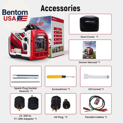 4000 Watt Inverter Generator Portable, Bluetooth® App Remote Data Monitor, RV Re