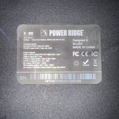 Power Ridge X-300 Portable Power Station 0387786 no charging cord