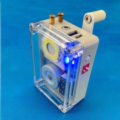 10W 50-120RPM Hand Crank Generator Supports Lighting Ignition USB Charging ot16
