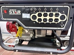 NorthStar Portable Generator with Honda GX390 Engine, 8000 Surge Watts, 6600