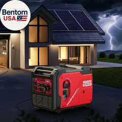 5000-Watt Portable Inverter Generator with Electric Start, CO Protect, Super Qui