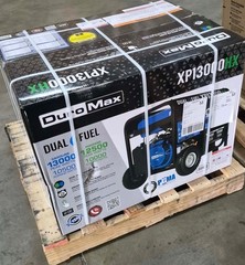DuroMax XP13000HX 13000W 500cc Dual Fuel Gas Propane Portable Generator