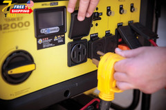15000-Watt MKE Series Portable Generator with Electric Start and CO Shield