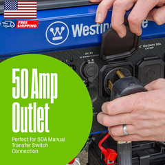 14500 Peak Watt Tri-Fuel Home Backup Portable Generator Remote Electric Start