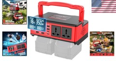 Portable 350W Power Station for Milwaukee Batteries