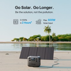 BLUETTI AC70 1000W 768Wh Portable Power Station Solar Generator for Camping Trip