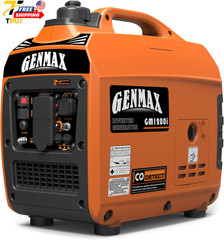 GENMAX Portable Generator EPA Compliant Eco-Mode Lightweight for Home & Camping