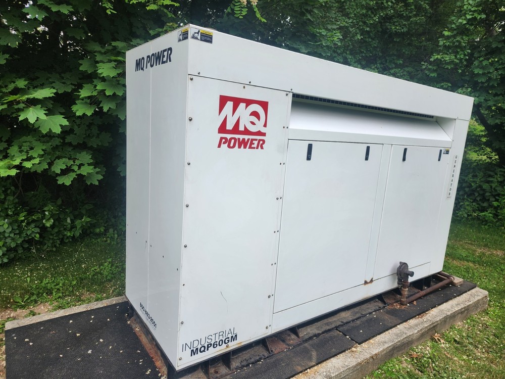 MQ Power Generator MQP60GM NG Natural Gas Propane Single Phase Low Hours 50 KW