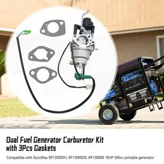 Carburetor Kit Fit for DuroMax XP13000DX XP13000X 18HP 500cc Dual Fuel