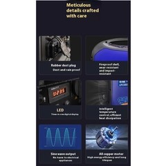 Gasoline Generator Small Household Mute Frequency Conversion Outdoor Portable