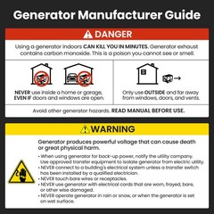 2450W Peak Gasoline Generator – Portable & Parallel Ready for Camping RV