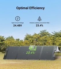 Dabbsson 1330Wh 1200W Power Station Portable w/ Folding Solar Panel 120W Outdoor
