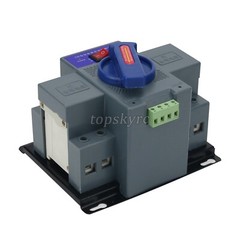 Maxgeek 63A 2P Generator ATS Manual Automatic Transfer Switch AC 400V 2pcs USA
